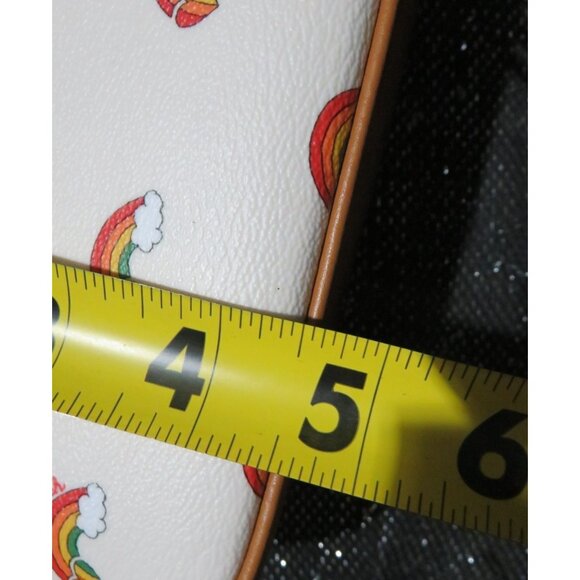 Coach Nolita 19 Leather & Coated Canvas Rainbow Pride Print Wristlet Wallet - Picture 12 of 12